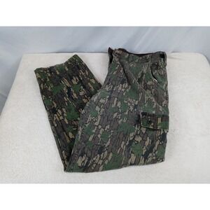 Vintage 90s Winchester Camo Hunting Cargo Pants Mens 38 Conceal Leaf and Bark